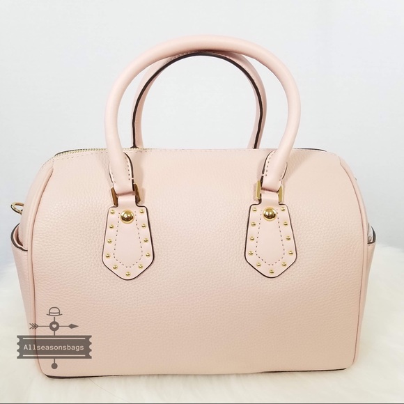 NWT Michael Kors Aria Medium Satchel Blossom Bag - Picture 7 of 8